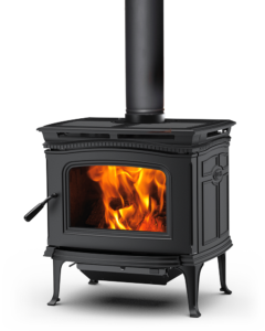Alderlea T4 LE2 wood stove with cast-iron over steel technology