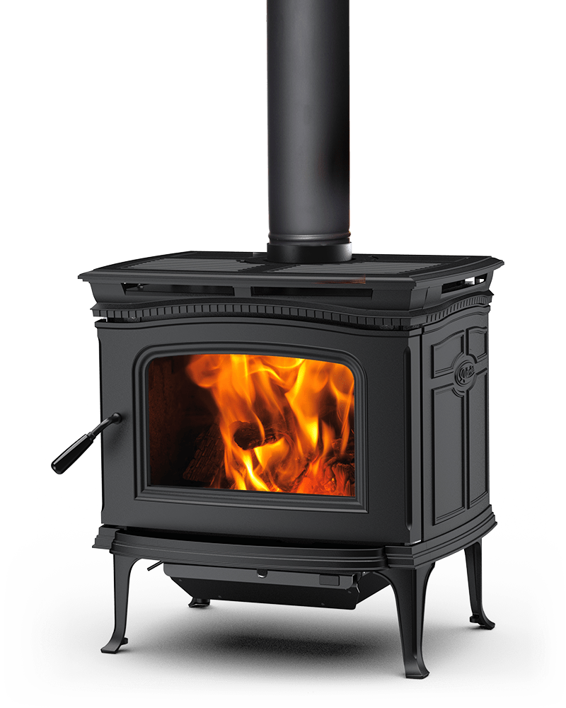 Alderlea T4 LE2 wood stove with cast-iron over steel technology