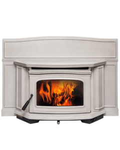 Alderlea T5 Classic Insert LE wood burning fireplace insert in Antique White