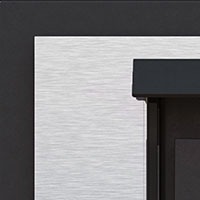 Stainless Steel Fireplace Surround